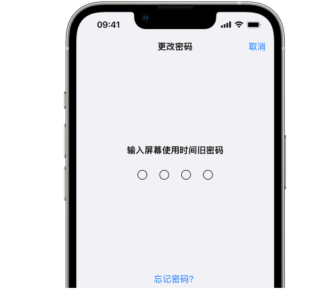 鹤壁iPhone屏幕维修分享iPhone屏幕使用时间密码忘记了怎么办 