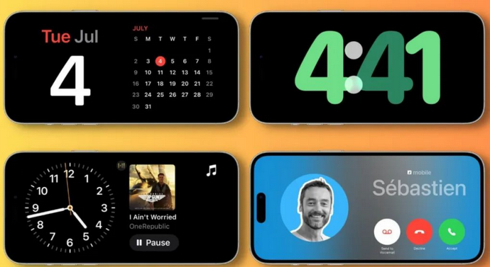 鹤壁苹果手机维修分享iOS17横屏充电待机显示有什么好处 
