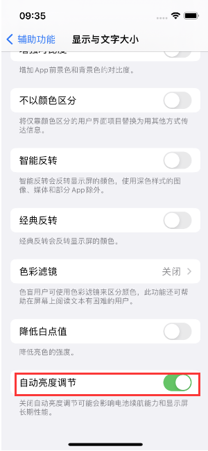 鹤壁苹果15维修店分享iPhone 15 Pro系列屏幕亮度 