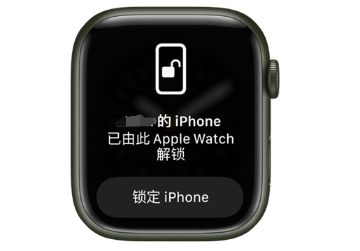 鹤壁苹果手机维修分享用 AppleWatch 解锁配备面容 ID 的 iPhone方法 