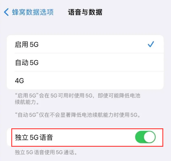 鹤壁苹果14维修分享iPhone 14 Pro如何开启VoNR 