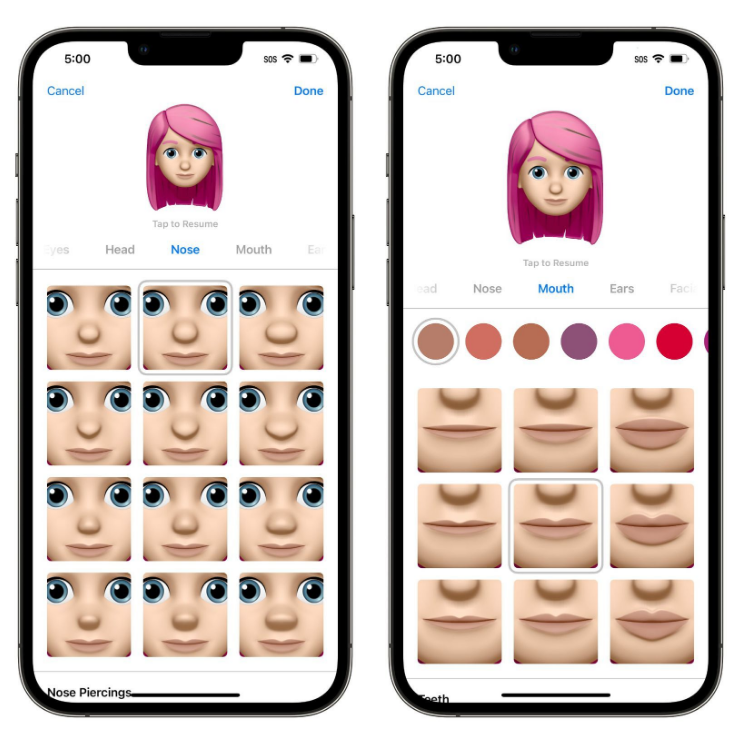 鹤壁苹果手机维修分享​iOS 16中的拟我表情有了哪些变化和升级 